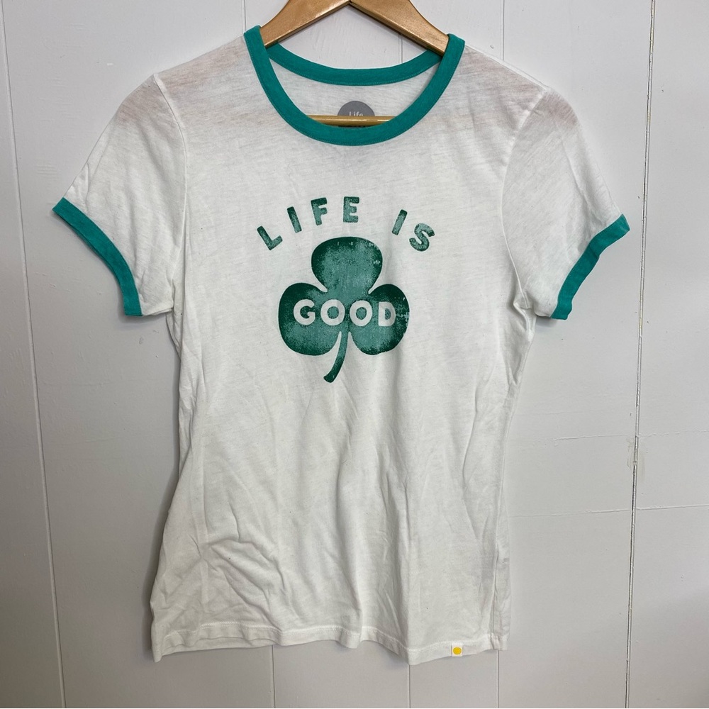 Life is Good “Clover” tee Women’s Size Small